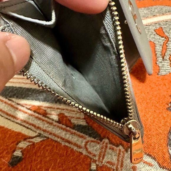 CHRISTIAN DIOR❤️🌟TEAL COMPACT WALLET⭐️ - Picture 8 of 8